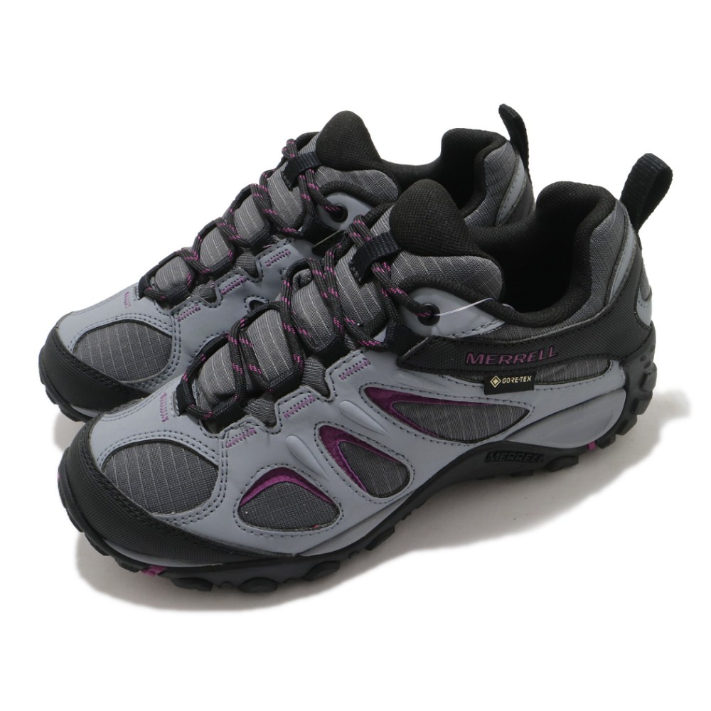 Merrell 戶外鞋 Yokota 2 Sport GTX 女鞋 登山 越野 耐磨 避震 防水 彈性 灰 黑 ML036400 product lightbox image 1