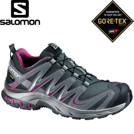 【SALOMON 索羅門 女款 XA PRO 3D GORE-TEX W〈灰/神秘紫〉】368899/休閒鞋/登山鞋/運動鞋 product image 1